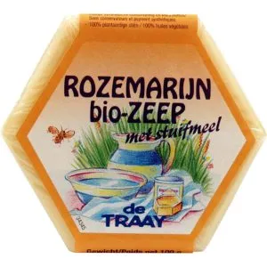 De Traay Zeep rozemarijn/stuifmeel bio (100 gr)