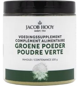 Jacob Hooy groene poeder pot (100 gr)