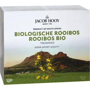 Jacob Hooy Biologische Rooibosthee (80 zakjes)