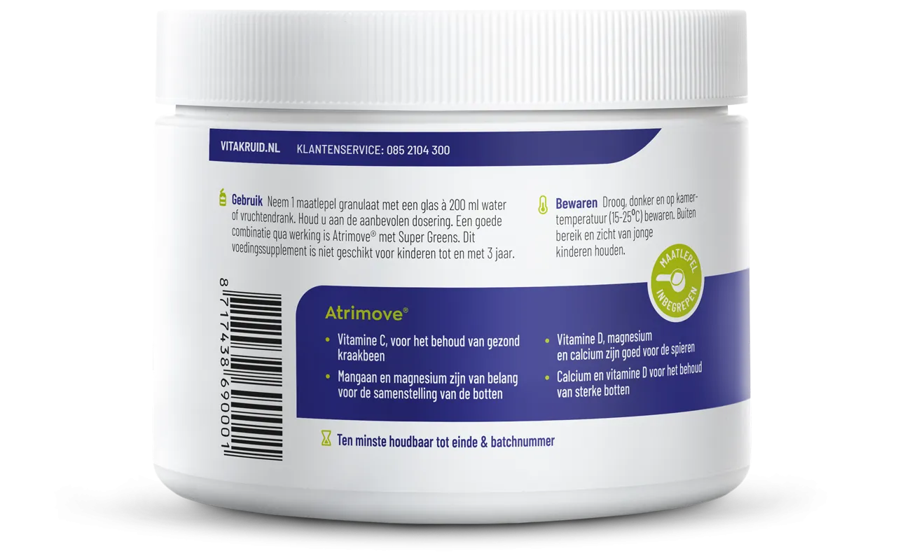 Vitakruid Atrimove® Glucosamine Chondroïtine Msm Complex (440 gr)