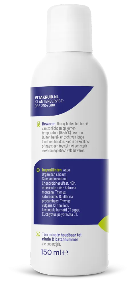 Vitakruid Glucosil Glucosamine Chondroitine Msm Silicium Gel (150 ml) - image 3