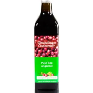 Terschellinger Cranberrysap ongezoet bio (750 ml)
