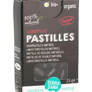TerraSana Droppastilles naturel bio (25 gr)