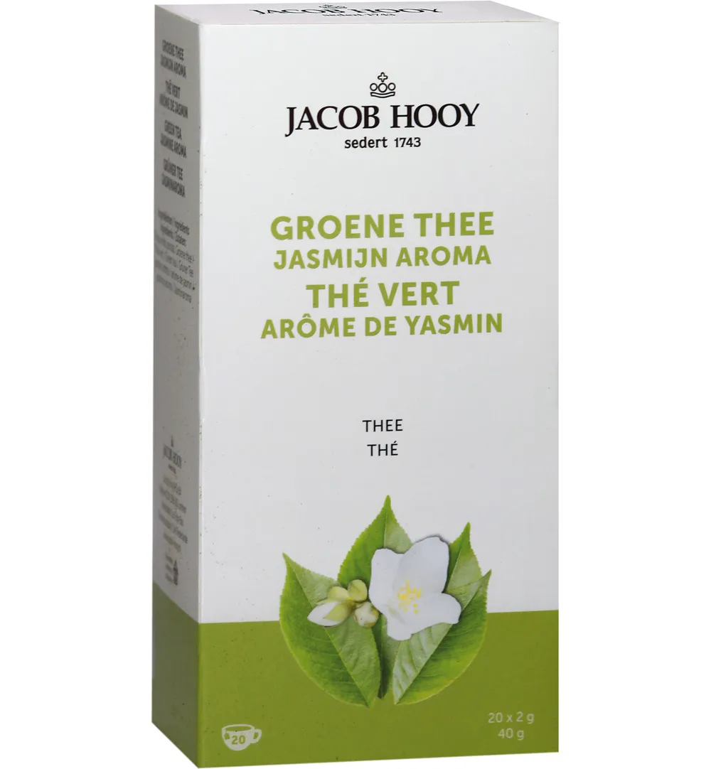 Jacob Hooygroene Thee Jasmijn (20 stuks)