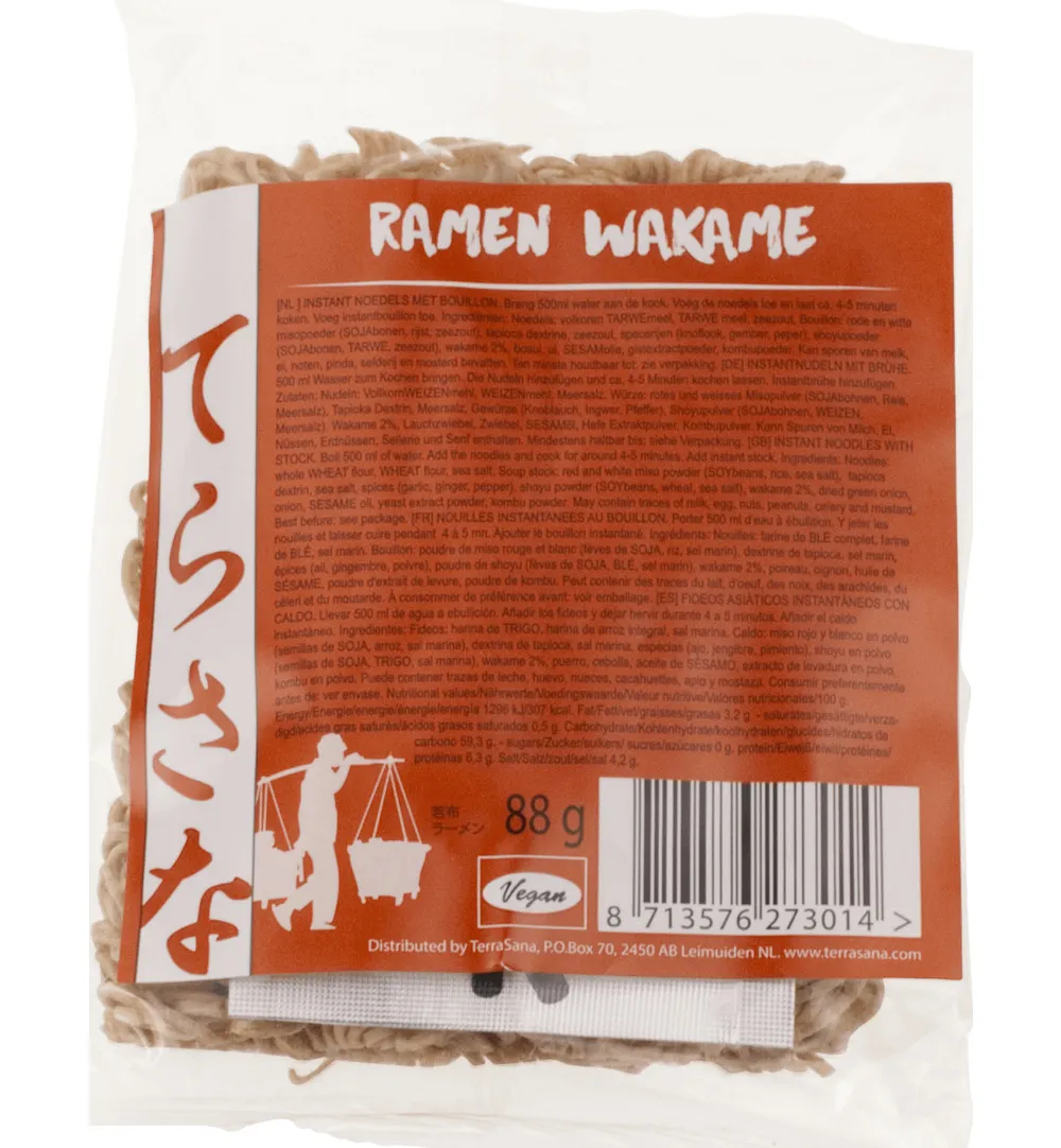 Terrasana Ramen Rijst Noodles (88 gr)