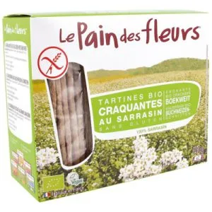 Le Pain Des Fleurs Boekweit Crackers Bio (150 gr)