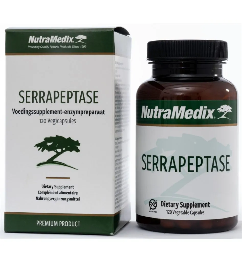 Nutramedix Serrapeptase 500 Mg (120 vega capsules)