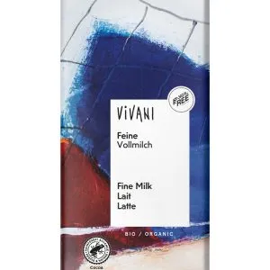 Vivani Chocolade melk delicaat bio (100 gr)
