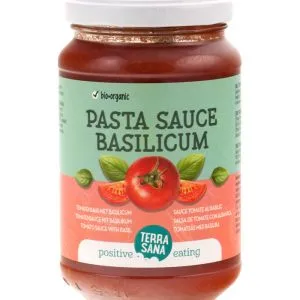 Terrasana Tomatensaus Basilicum Bio (340 gr)