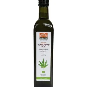 Mattisson Hennepzaadolie Raw Koudgeperst Bio (500 ml)