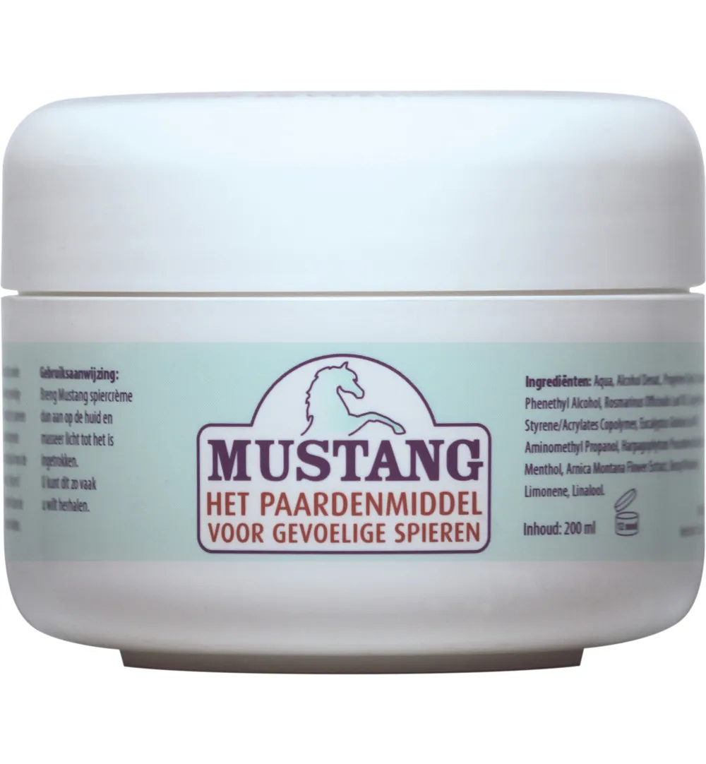 Jacob Hooy Mustang spiercreme (200 ml)