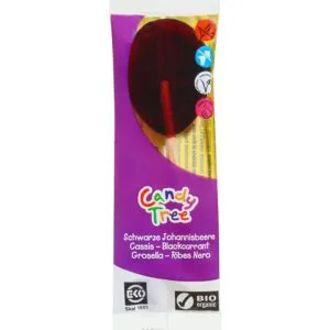 Candy Tree Cassis lollie bio (1 stuk)