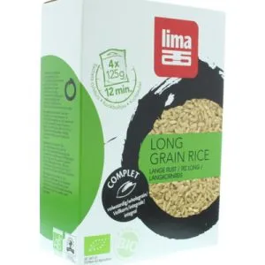 Lima Rijst Lang Kookbuiltjes Bio (4 X 125 gr)