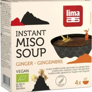Lima Instant Miso Soep Gembe Bio (4 X 15 gr)