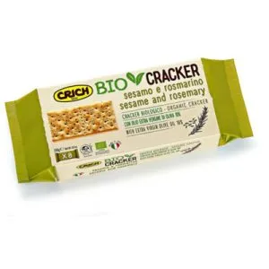 Crich Crackers Sesam Rozemarijn Bio (250 gr)