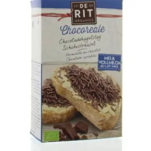 De Rit Chocoreale hagelslag melk bio (225 gr)