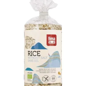 Lima Rijstwafels Zonder Toegevoegd Zout Bio (100 gr)