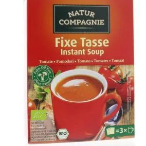 Natur Compagnie Fixe Tasse Instant Soep Tomaat Bio (60 gr)