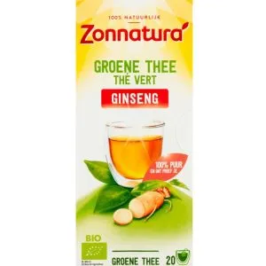 Zonnaturagreen Tea Ginseng Bio (20 stuks)