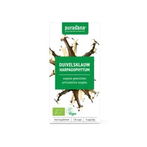 Purasana Duivelsklauw/Harpagophytum Vegan Bio (120 vega capsules)