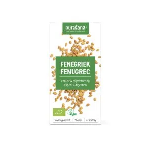 Purasana Fenegriek/Fenugrec Vegan Bio (120 vega capsules)