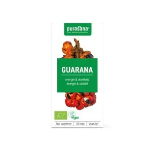 Purasana Guarana Vegan Bio (120 vega capsules)