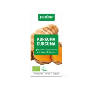Purasana Curcuma Vegan Bio (120 vega capsules)