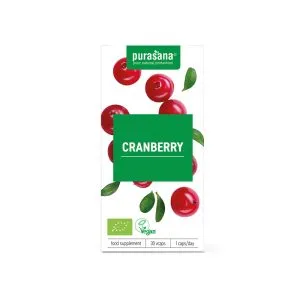 Purasana Cranberry/Canneberge Vegan Bio (30 vega capsules)