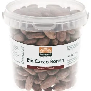 Mattisson Cacao Bonen Raw Bio (450 gr)