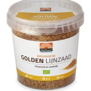 Mattisson Golden Lijnzaad Omega 3 Bio (500 gr)