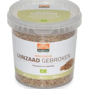 Mattisson Lijnzaad Gebroken Omega 3 Bio (300 gr)