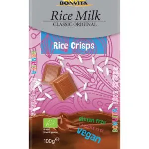 Bonvita Rijstmelk chocolade rice crispy bio (100 gr)