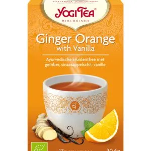Yogi Tea Ginger orange vanilla bio (17 stuks)