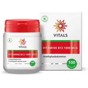 Vitals Vitamine B12 1000 Mcg (100 zuigtabletten)