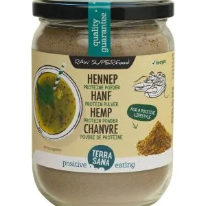 Terrasana Raw Hennep Protein Poeder In Glas Bio (200 gr)