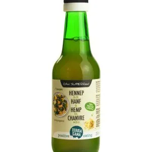 Terrasana Raw Hennep Olie Koudgeperst In Glas Bio (250 ml)