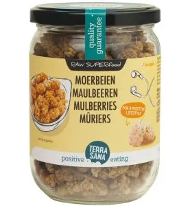 Terrasana Raw Moerbei Bessen Wit In Glas Bio (190 gr)