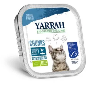 Yarrah Kat Alucup Chunks Met Vis Bio (100 gr)