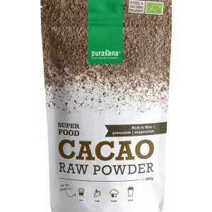 Purasana Cacao Poeder/Poudre Vegan Bio (200 gr)