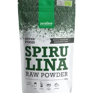 Purasana Spirulina Poeder/Poudre Spiruline Vegan Bio (200 gr)