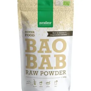 Purasana Baobab Poeder/Poudre Vegan Bio (200 gr)