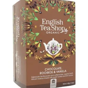 English Tea Shop Rooibos chocolate & vanilla bio (20 zakjes)