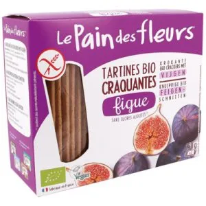 Le Pain Des Fleurs Krokante Bio Crackers Met Vijg Bio (150 gr)