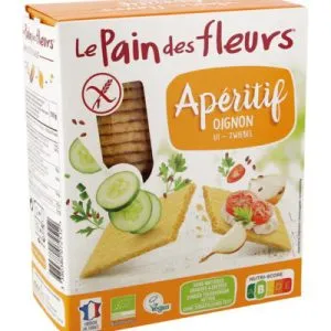 Le Pain Des Fleurs Aperitif Crackers Ui Bio (150 gr)