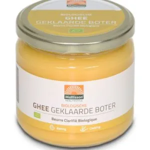 Mattisson Ghee Geklaarde Boter Bio (300 gr)