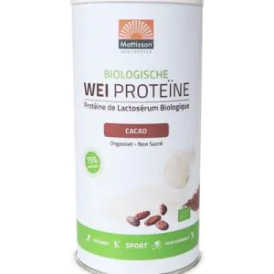 Mattisson Wei Whey Proteine Cacao 75% Bio (450 gr)