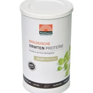 Mattisson Vegan Erwten Proteine 80% Bio (350 gr)