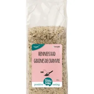 Terrasana Raw Hennepzaad Gepeld Bio (500 gr)