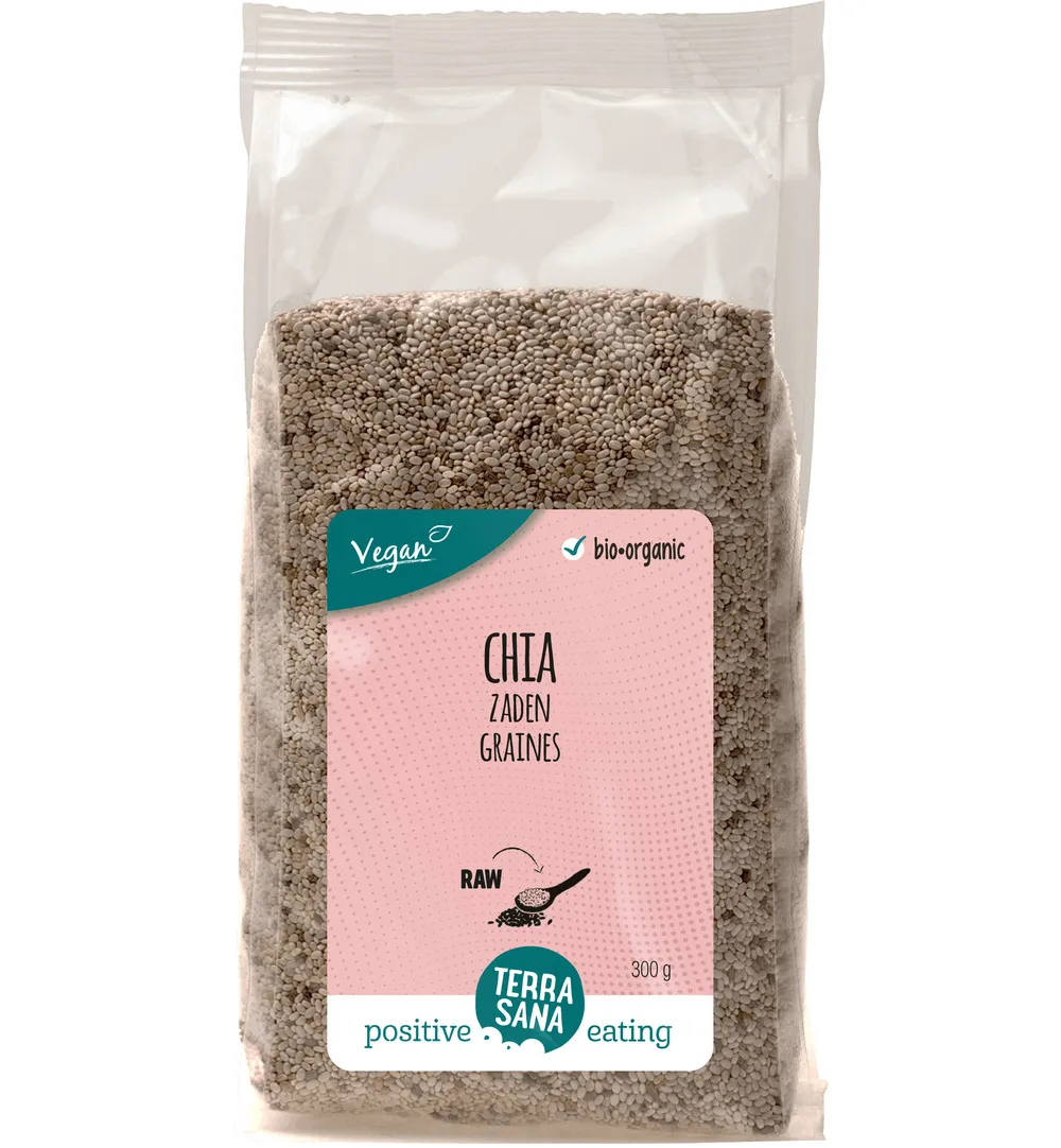 Terrasana Raw Chia Zaad Wit Bio (300 gr)