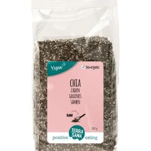 Terrasana Raw Chia Zaad Zwart Bio (300 gr)